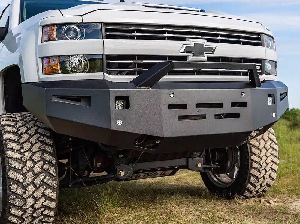 ICI AL-FBM94CHN-RT 2015-2019 Alumilite Chevy Silverado 2500/3500 HD Front Bumper - BumperStock