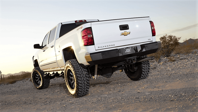 ICI AL-RBM95CHN 2014-2018 Alumilite Chevy Silverado 1500 Rear Bumper - BumperStock