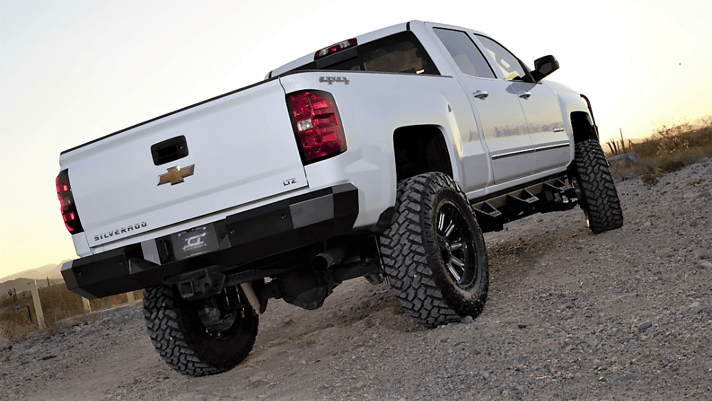 ICI AL-RBM95CHN 2014-2018 Alumilite Chevy Silverado 1500 Rear Bumper - BumperStock