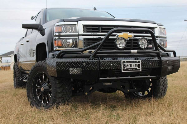 Ranch Hand BSC14HBL1 2014-2015 Chevy Silverado 1500 Summit Bullnose Front Bumper-BumperStock