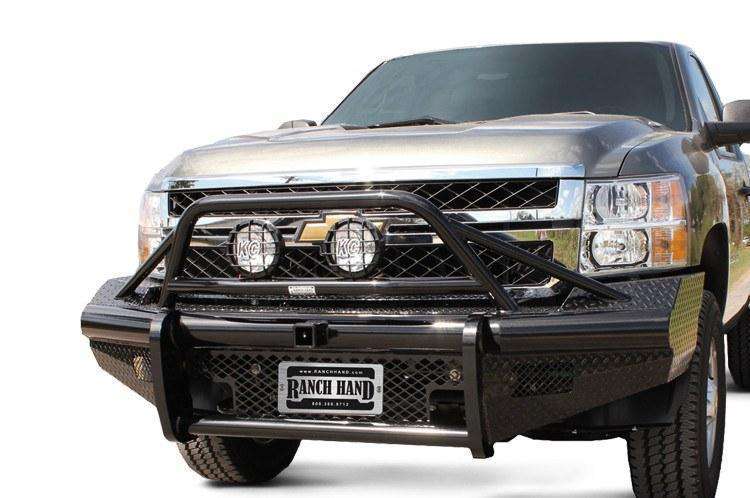 Ranch Hand BTC111BLR 2011-2014 Chevy Silverado 2500/3500 HD Legend Bullnose Front Bumper-BumperStock