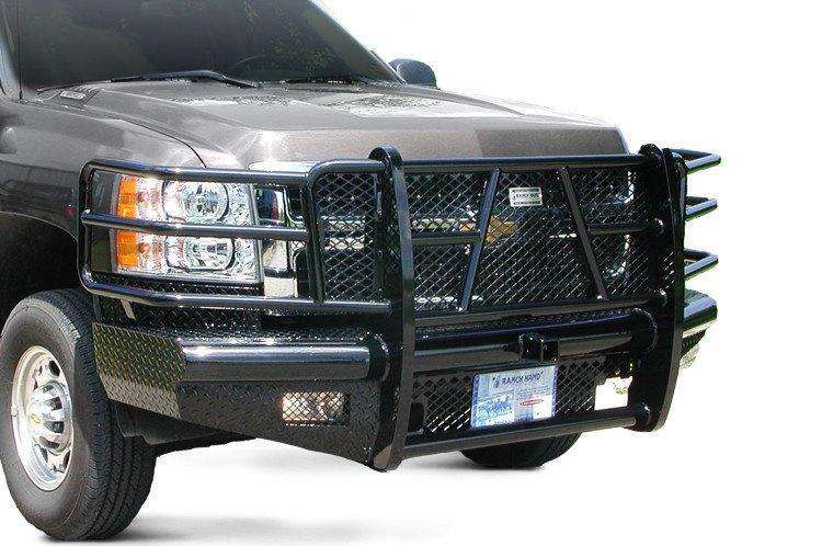 Ranch Hand FBC081BLR 2007.5-2010 Chevy Silverado 2500/3500 HD Legend Front Bumper-BumperStock