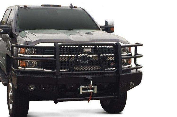 Ranch Hand FBC155BLR 2015-2019 Chevy Silverado 2500/3500 HD Sport Series Front Bumper 15K Winch Ready-BumperStock