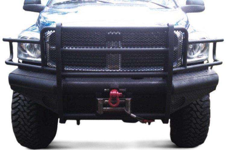 Ranch Hand FBD065BLR 2006-2009 Dodge Ram 1500 Mega Cab Sport Front Bumper 15K Winch Ready-BumperStock