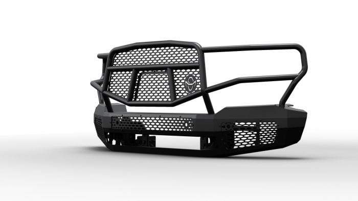 Ranch Hand MFC19HBM1 2019-2021 Chevy Silverado 1500 Midnight Front Bumper with Grille Guard-BumperStock