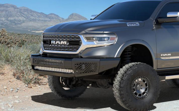 Ranch Hand MFD19HBMN 2019-2022 Dodge Ram 1500 Midnight Front Bumper - BumperStock