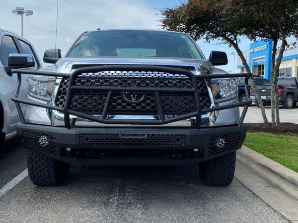 Ranch Hand MFT14HBM1 2014-2021 Toyota Tundra Midnight Front Bumper with Grille Guard-BumperStock