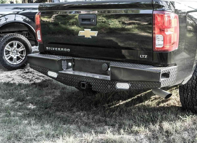 Ranch Hand SBC14HBLSL 2014-2018 Chevy Silverado 1500 Sport Rear Bumper-BumperStock