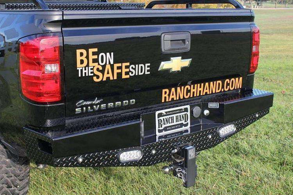 Ranch Hand SBC14HBLSL 2014-2018 GMC Sierra 1500 Sport Rear Bumper-BumperStock