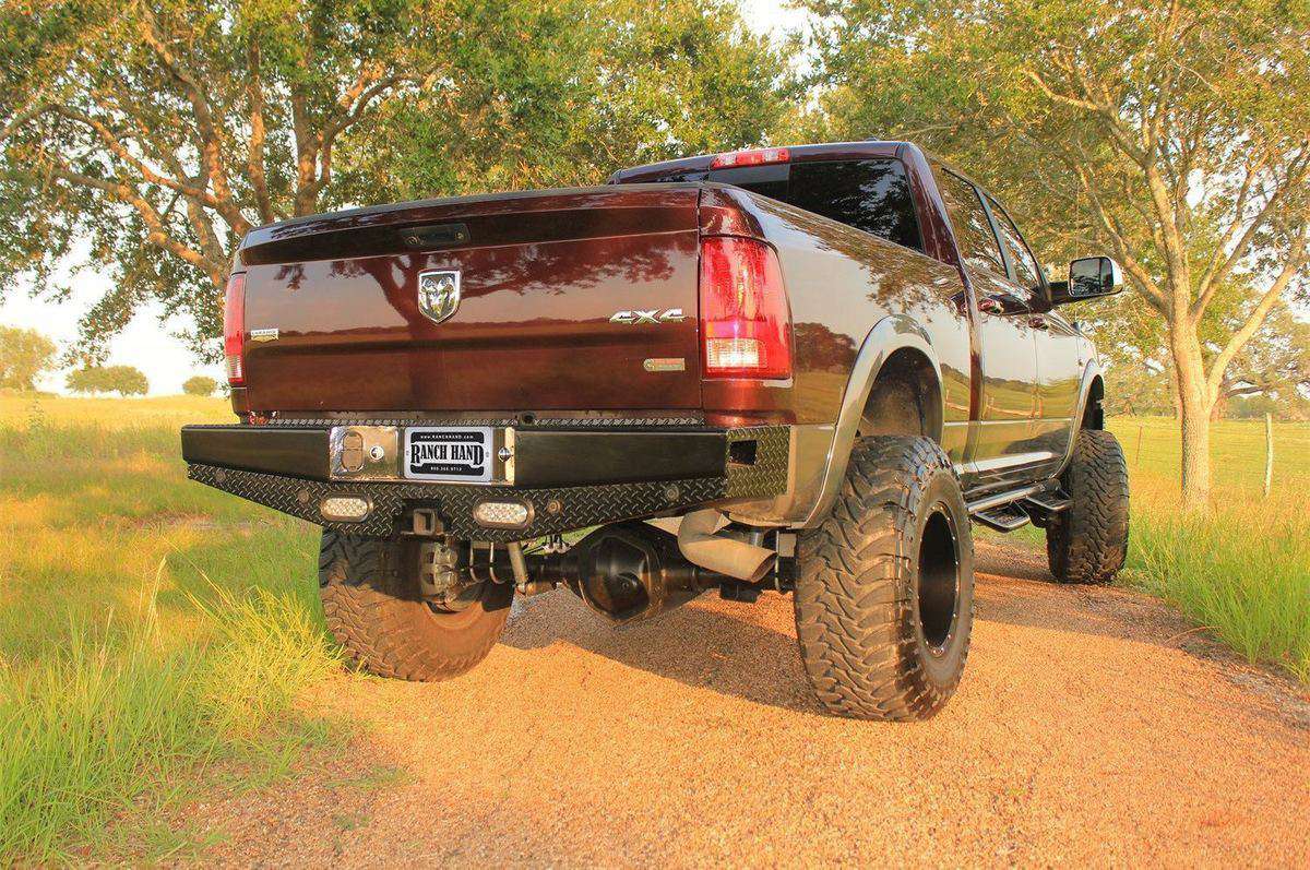 Ranch Hand SBD09HBLSL 2010-2018 Dodge Ram 2500/3500 Sport Rear Bumper-BumperStock