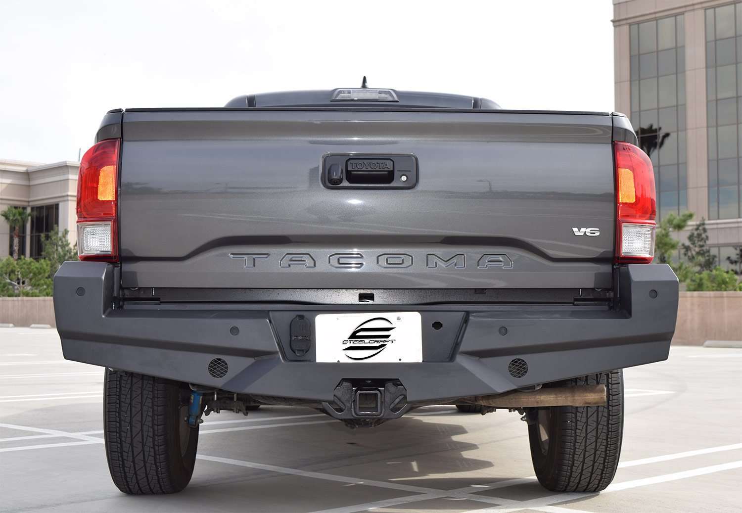 Steelcraft 65-23420 2016-2023 Toyota Tacoma HD Elevation Rear Bumper - BumperStock