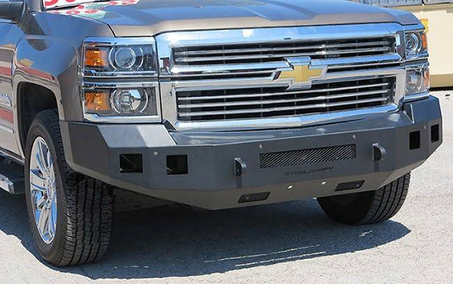 Steelcraft 71-10400 2014-2015 Chevy Silverado 1500 Fortis Front Bumper-BumperStock