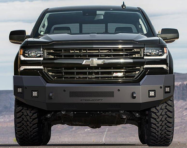 Steelcraft 71-10420 2019 Chevy Silverado 1500 Fortis Front Bumper - BumperStock