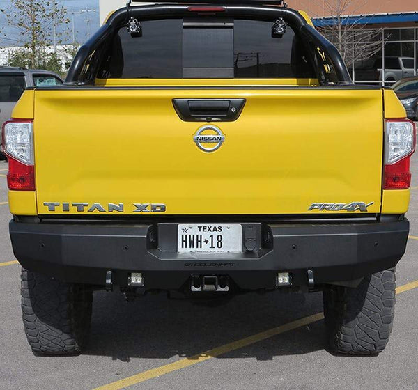 Steelcraft 76-24080 2016-2023 Nissan Titan XD Fortis Rear Bumper - BumperStock