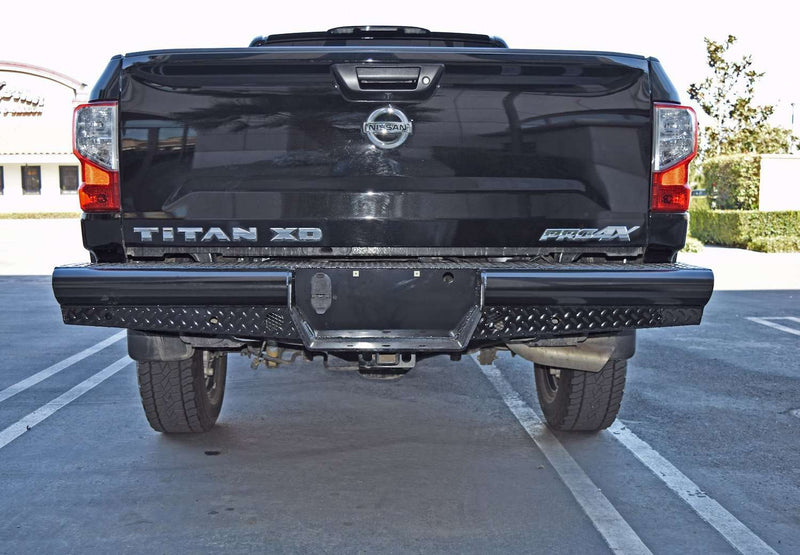 Steelcraft HD24080 2016-2023 Nissan Titan XD HD Bumper Replacements Rear Bumper - BumperStock